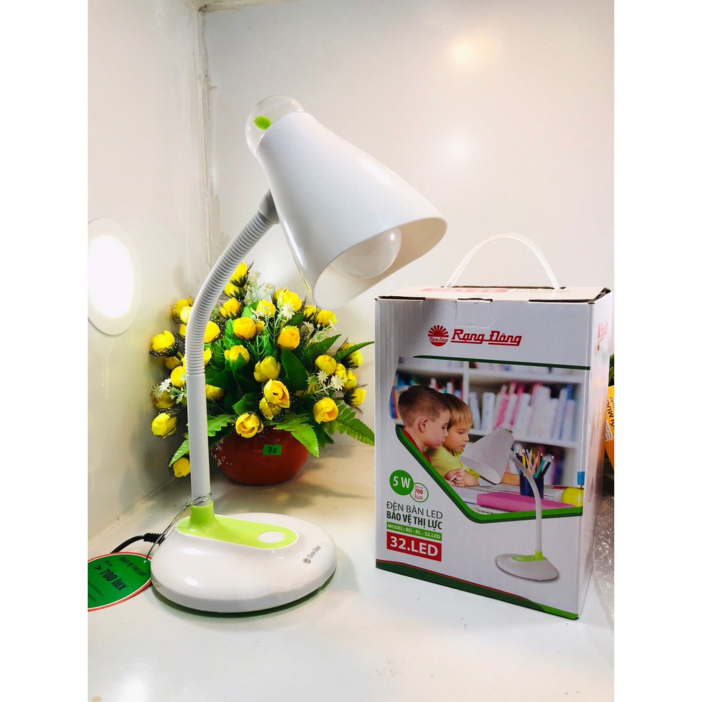 Đèn Học Để Bàn 5W LED Chống Cận Rạng Đông- HÀNG CHÍNH HÃNG