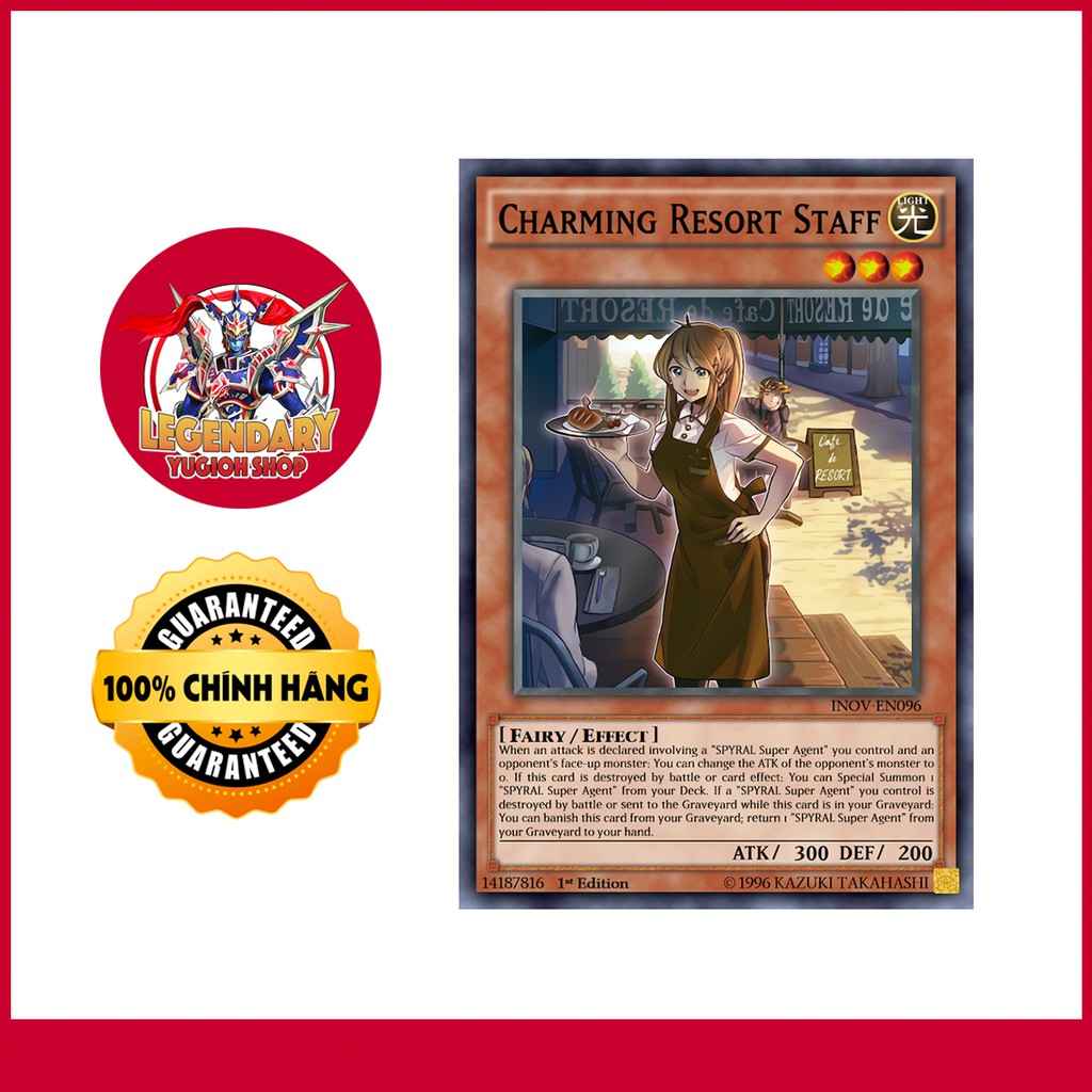 [EN][Thẻ Bài Yugioh Chính Hãng] Charming Resort Staff