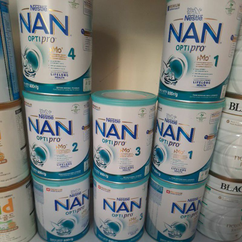 Sữa công thức NAN NGA OPTI pro HMO 1,2,3,4 800g