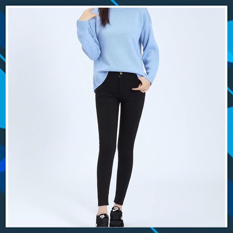 Quần legging cạp khóa, quần dài nữ ống bó phong cách hàn quốc chất cotton giãn 4 chiều mã kcs11