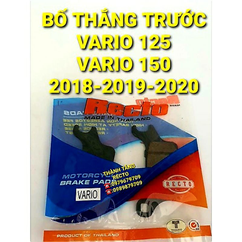 BỐ THẮNG TRƯỚC VARIO 125CC/VARIO 150CC/2018-2019-2020