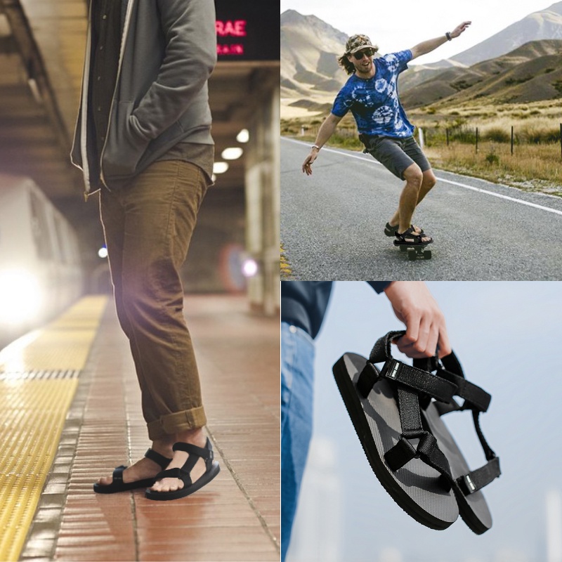 Giày Sandal Thể Thao Siêu Nhẹ Chống Trượt Thoáng Khí Size 35-44 Thời Trang Cho Cặp Đôi