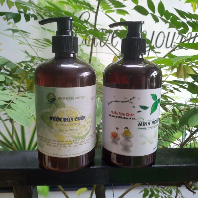 Nước rửa bát sinh học Minh Hồng