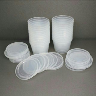 50 Hộp nhựa làm bánh flan