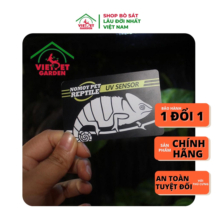 Thẻ đo tia uvb | Kiểm tra tia uvb trong môi trường nuôi thú cưng | Vietpetgarden