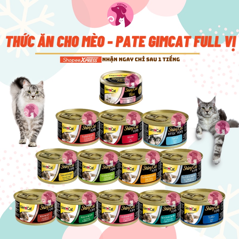 Pate cho mèo 🐈 GIMCAT - Món ngon thượng hạng từ châu Âu