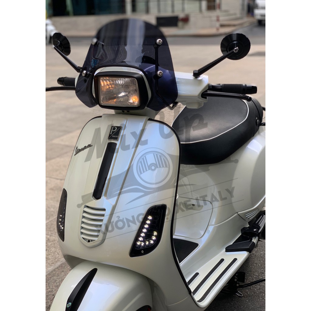 GƯƠNG ĐỘ DÁNG TRÒN DÒNG XE VESPA SPRINT/PRIMA/GTS/LX/S