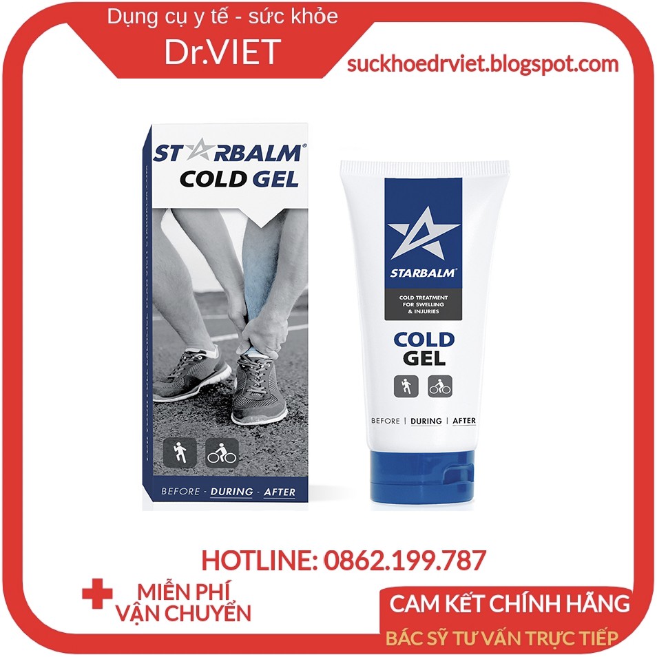 Gel làm lạnh STARBALM HÀ LAN 100ml-Hỗ trợ phục hồi chấn thương,công nghệ tiên tiến 100% thảo dược thiên nhiên