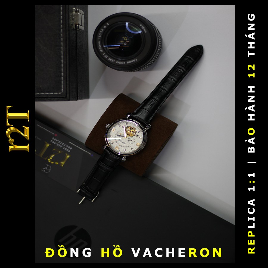 Đồng Hồ Cơ Nam Vacheron Cao Cấp - Đồng Hồ Automatic Dây Da Nam Chính Hãng