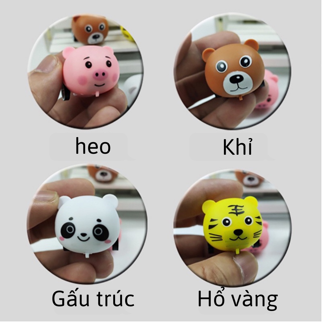 Đồ Chơi Ô Tô Trẻ Em Chạy Cót Hình Thú Dễ Thương Cho Bé - Xe Ô Tô Cho Bé Nhiều Màu Sắc  Sóc_toystore