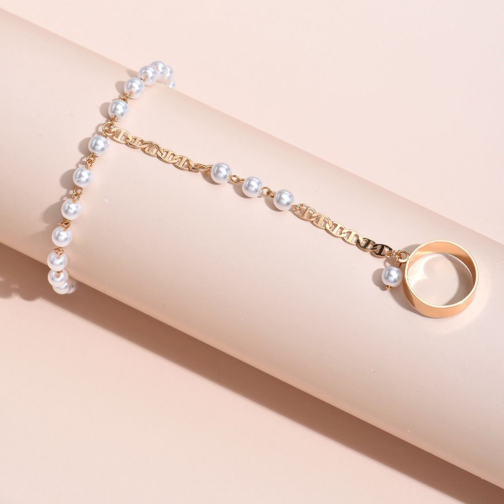 Vòng tay nối nhẫn đeo ngón tay nhiều lớp phối tua rua phong cách boho có thể điều chỉnh cho nữ