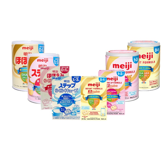 Sữa bột MEIJI LON số 0  và số 9  800gr hàng Nội địa Nhật 800g