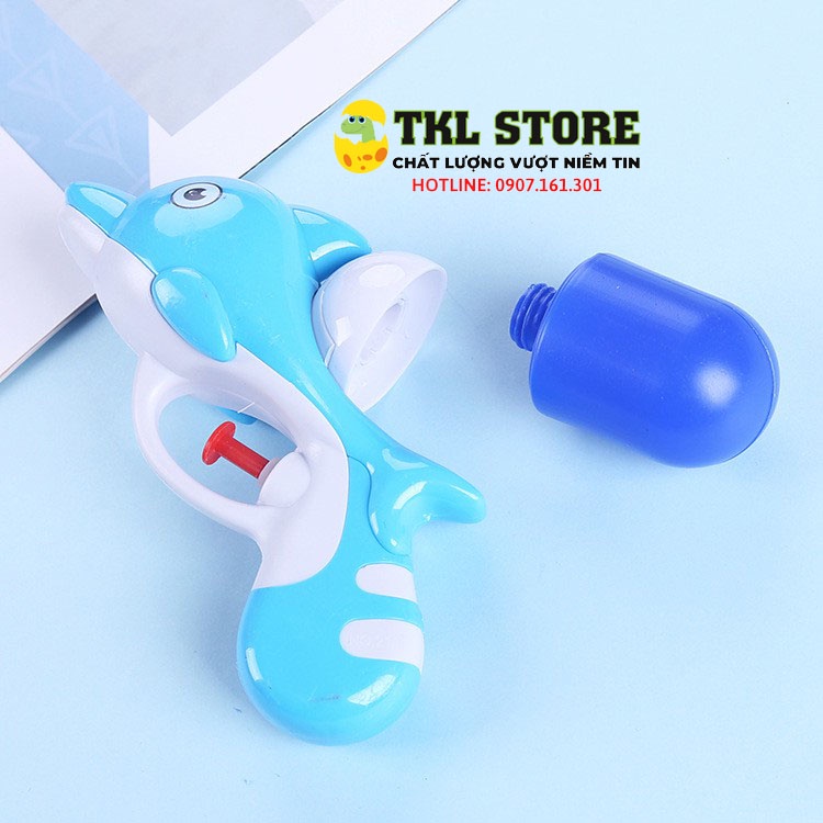 Đồ chơi vận động cho bé, súng bắn nước hình nước cá heo ngộ nghĩnh