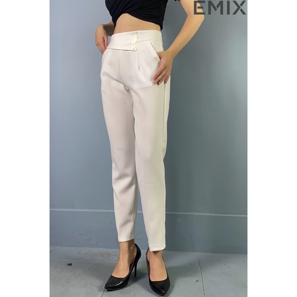 Quần tây công sở tuyết mưa màu đen 805 EMIX | BigBuy360 - bigbuy360.vn