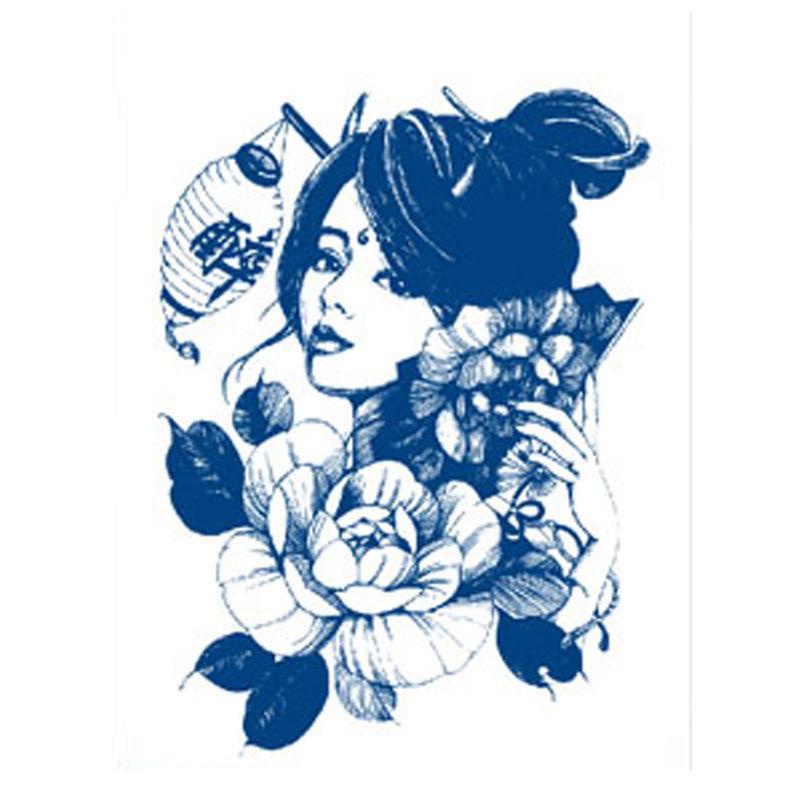 【SIYA Magic Tattoo】Hình Xăm Dán Tạm Thời 10-15 Ngày Chống Nước 18CM*11CM