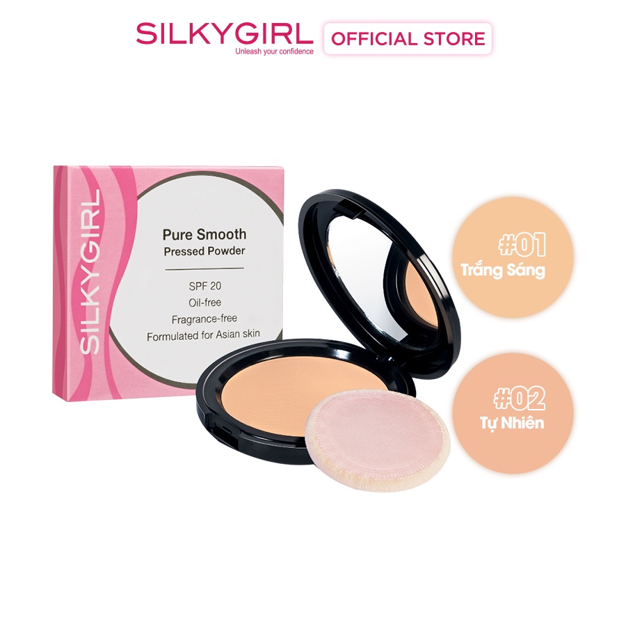 Phấn Phủ Mịn Da Silkygirl Pure Smooth SPF 20 10g