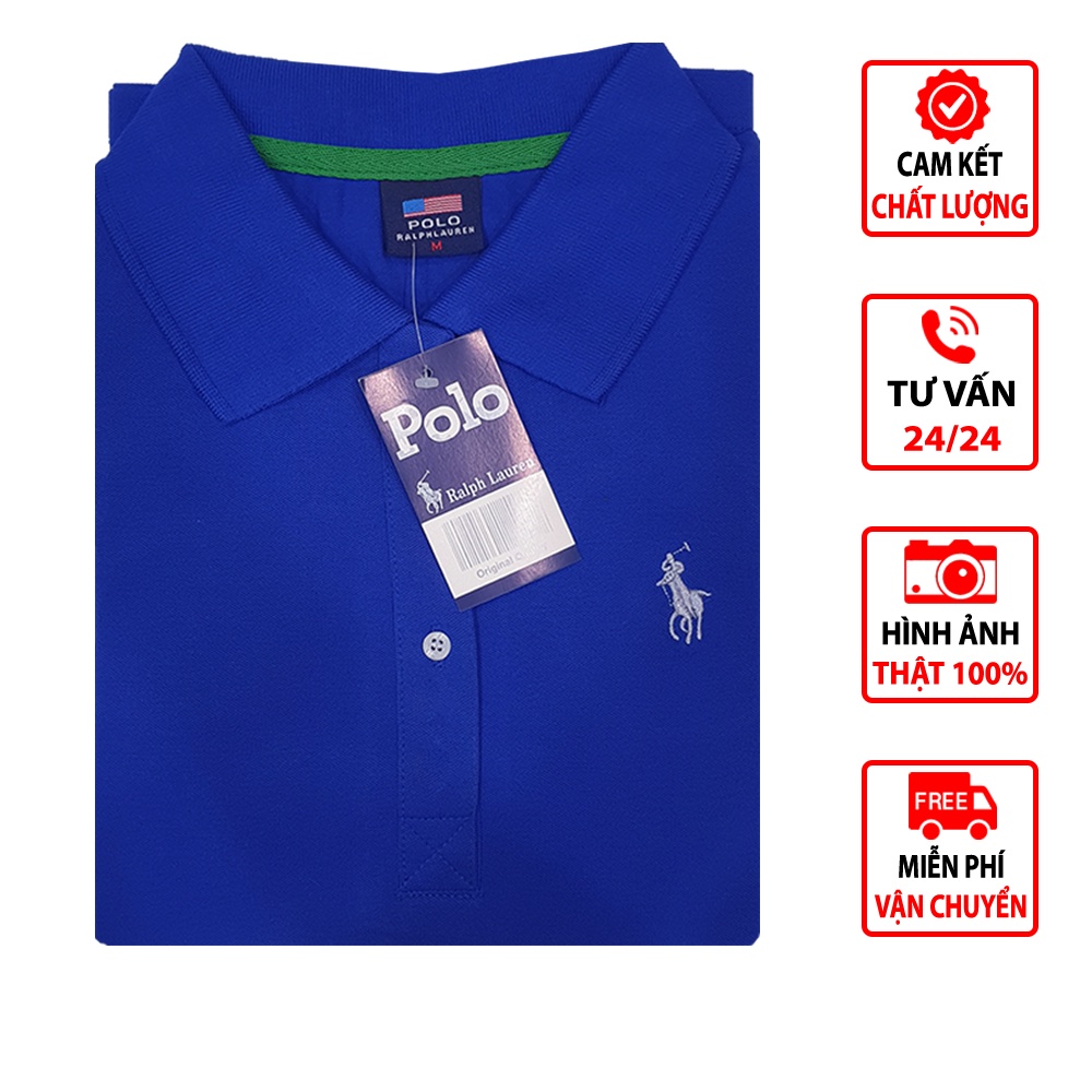 Áo thun Polo Nam vải cotton co giãn 4 chiều chất lượng cao hình ảnh thật 24 - Màu 2/4