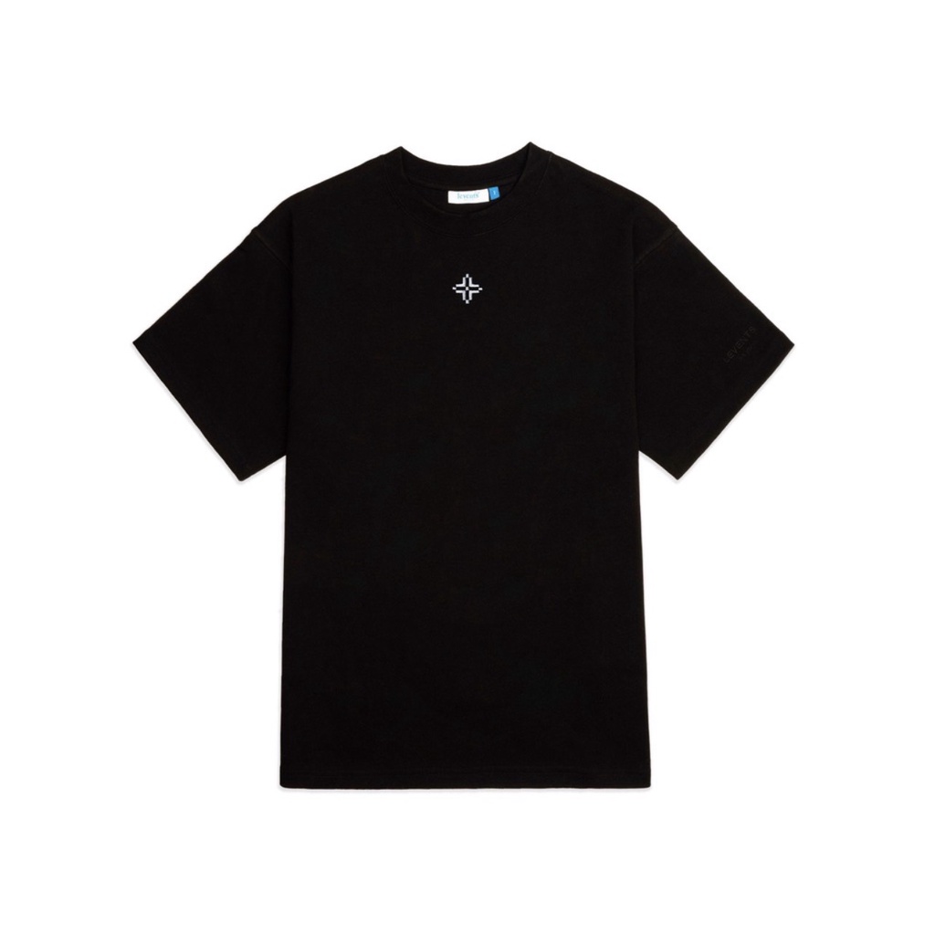 Áo thun LEVENTS Logo BASIC Black/ White dáng unisex dành cho nam nữ
