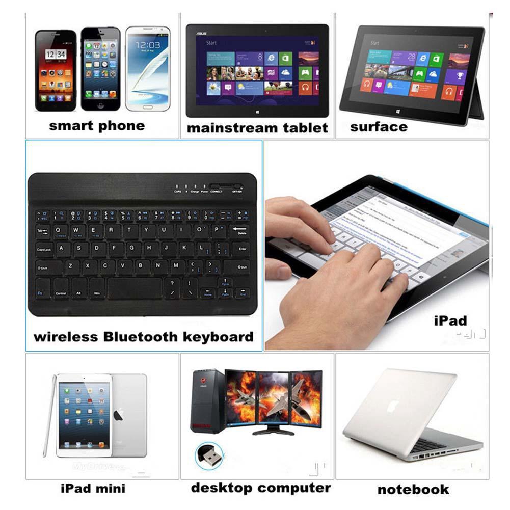 Bàn phím bluetooth không dây cho iOS Android OS PC Tablet Smartphone