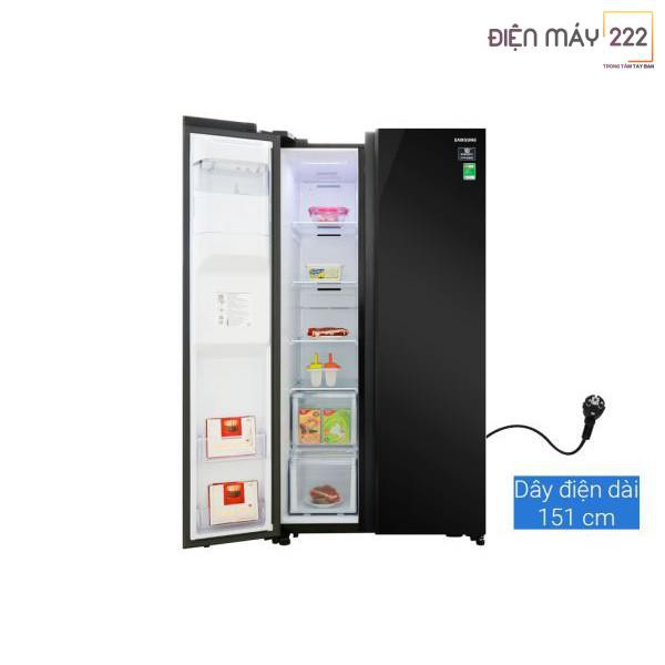 [Freeship HN] Tủ lạnh Samsung side by side RS64R53012C/SV chính hãng