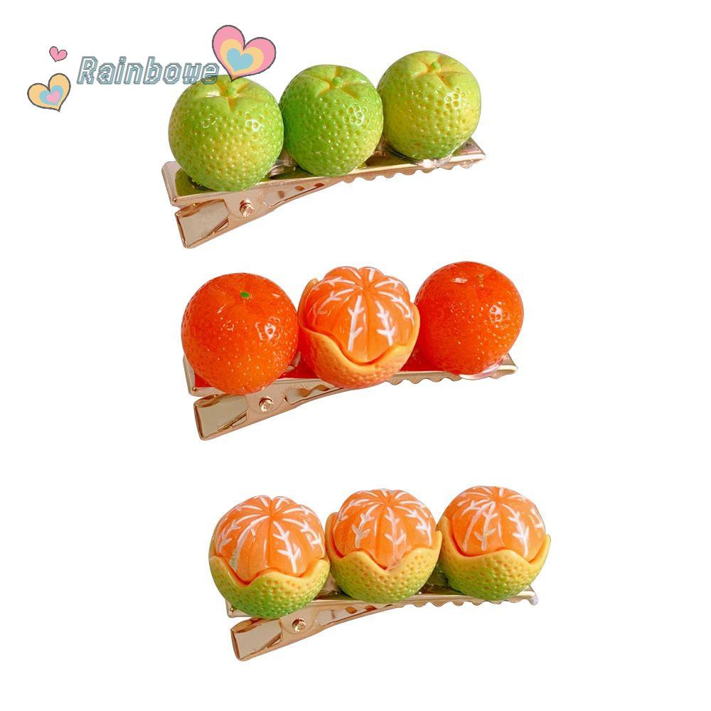 Kẹp TóC HìNh Nơ MàU CầU VồNg Dễ Thương Cho Bé GáI