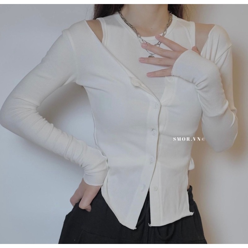 Set áo tăm cut-out (ảnh thật/ có sẵn)