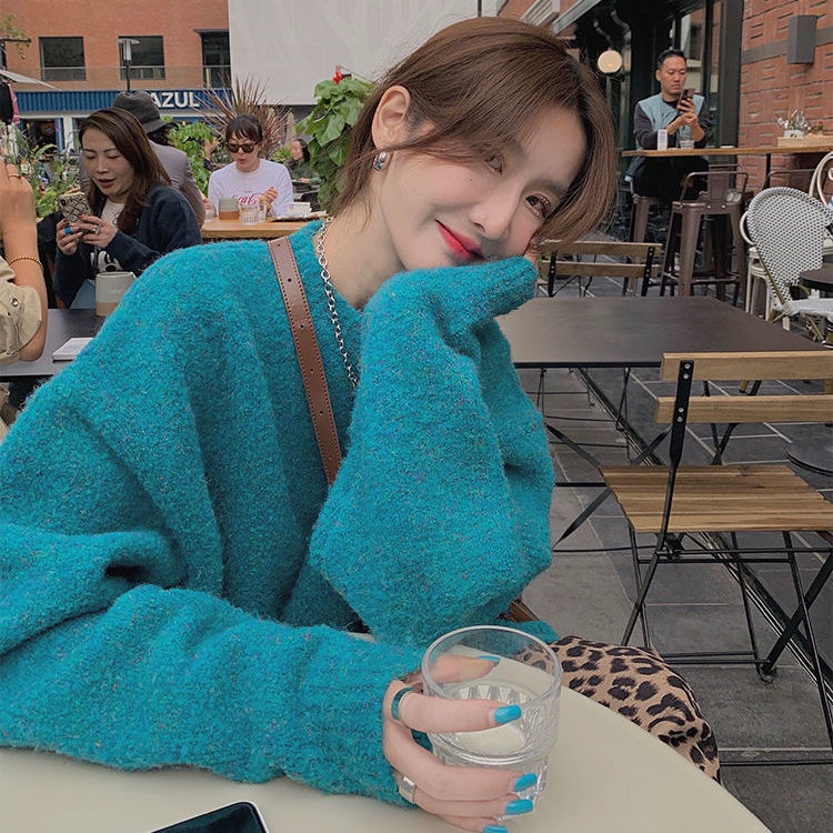 Áo len giữ ấm tay dài thời trang ngọt ngào trẻ trung dành cho nữ