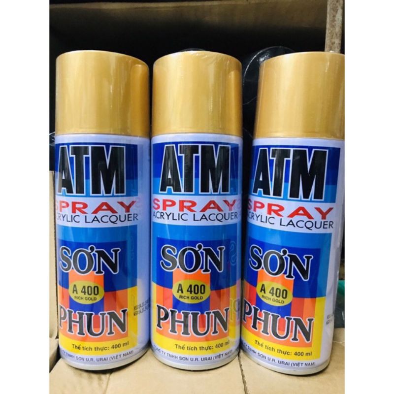 Sơn phun, sơn xịt màu nhũ Đồng A400 chính hãng