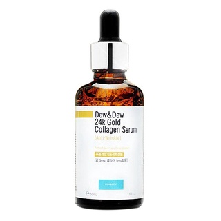 Serum chống lão hoá xóa nếp nhăn dew&dew 24k gold collagen anti-wrinkle serum 50ml