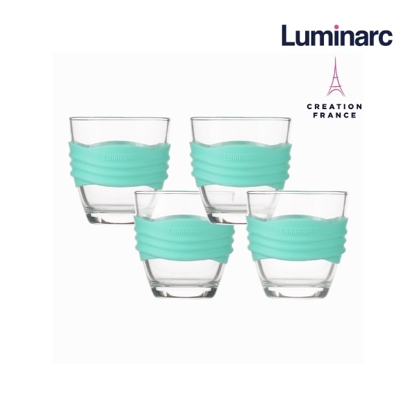 [Mã BMBAU50 giảm 7% đơn 99K] Bộ Bình Ly Thuỷ Tinh Luminarc Coastline Xanh 5pcs- LUCOL6800