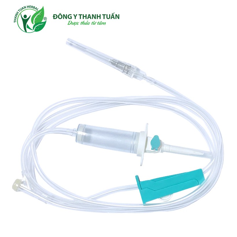Bộ dây truyền dịch Tanaphar kèm kim 22G - 1 bộ trong túi tiệt trùng