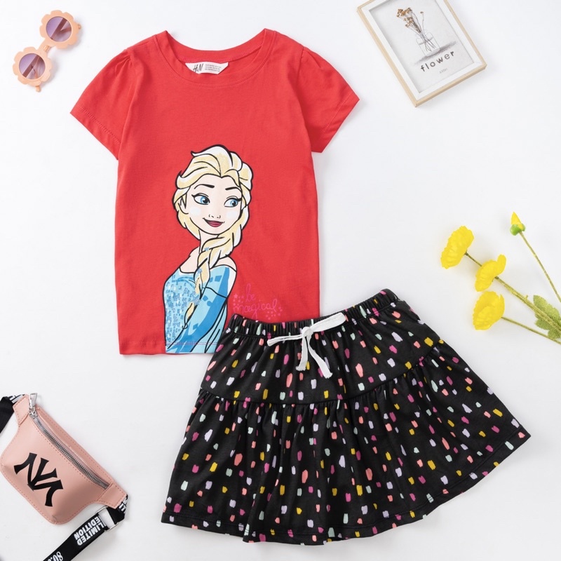 SALE SỐC ❌ Set bé gái cotton quần váy siêu xinh 18-45kg