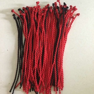 Dây tim đan vòng 1,5mm cuộn 100m (đỏ-đen)