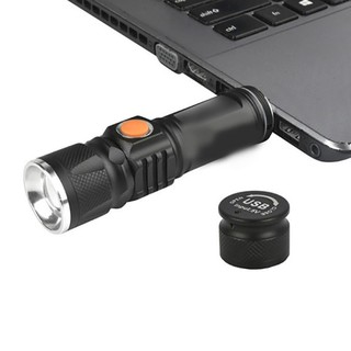 Đèn pin siêu sáng cổng sạc USB 515