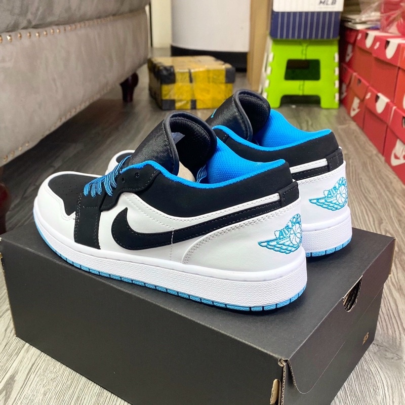 GIÀY THỂ THAO SNEAKER JD LOW 1 TRẮNG ĐEN XANH sc 11 ẢNH THẬT +FREESHIP