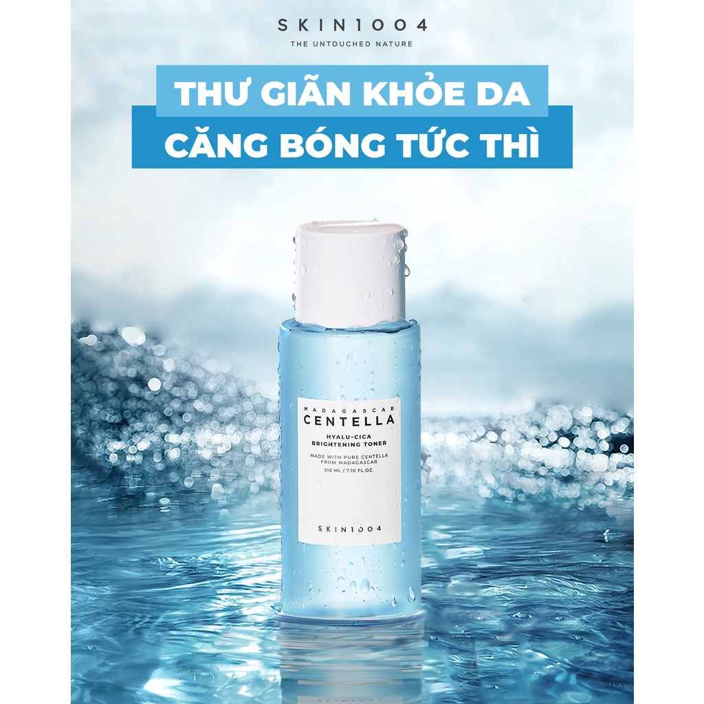 Nước hoa hồng làm sáng da Skin1004 Madagascar Centella Hyalu-cica Brightening Toner 210ml