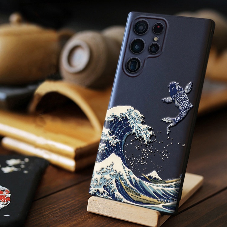 Ốp điện thoại Samsung S22 Ultra S22 Plus S21FE mềm chống sốc bảo vệ camera tùy chọn họa tiết cho