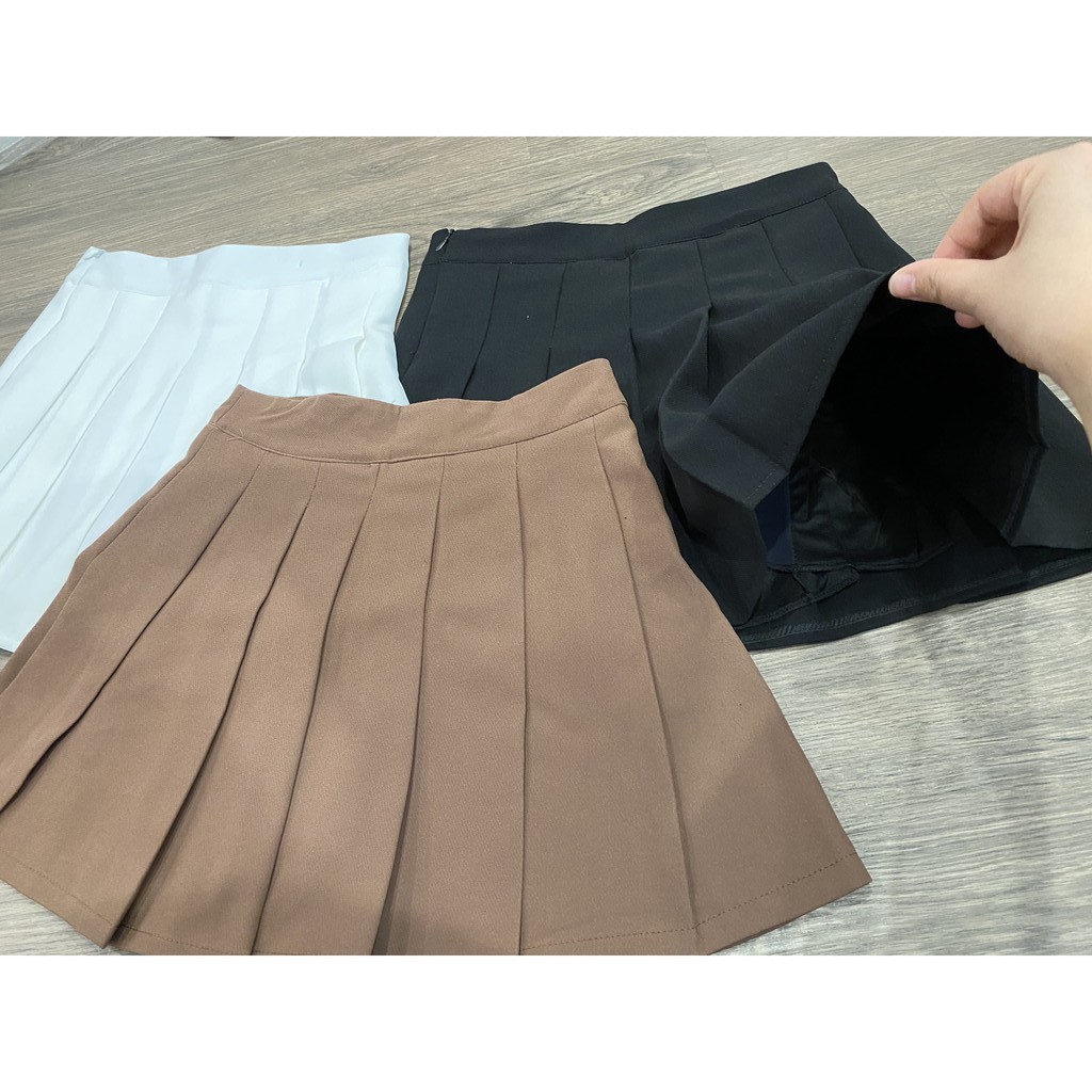 Chân Váy Xếp Ly Tennis Dáng Ngắn Kiểu Chữ A Phong Cách Công Sở- Mã 800