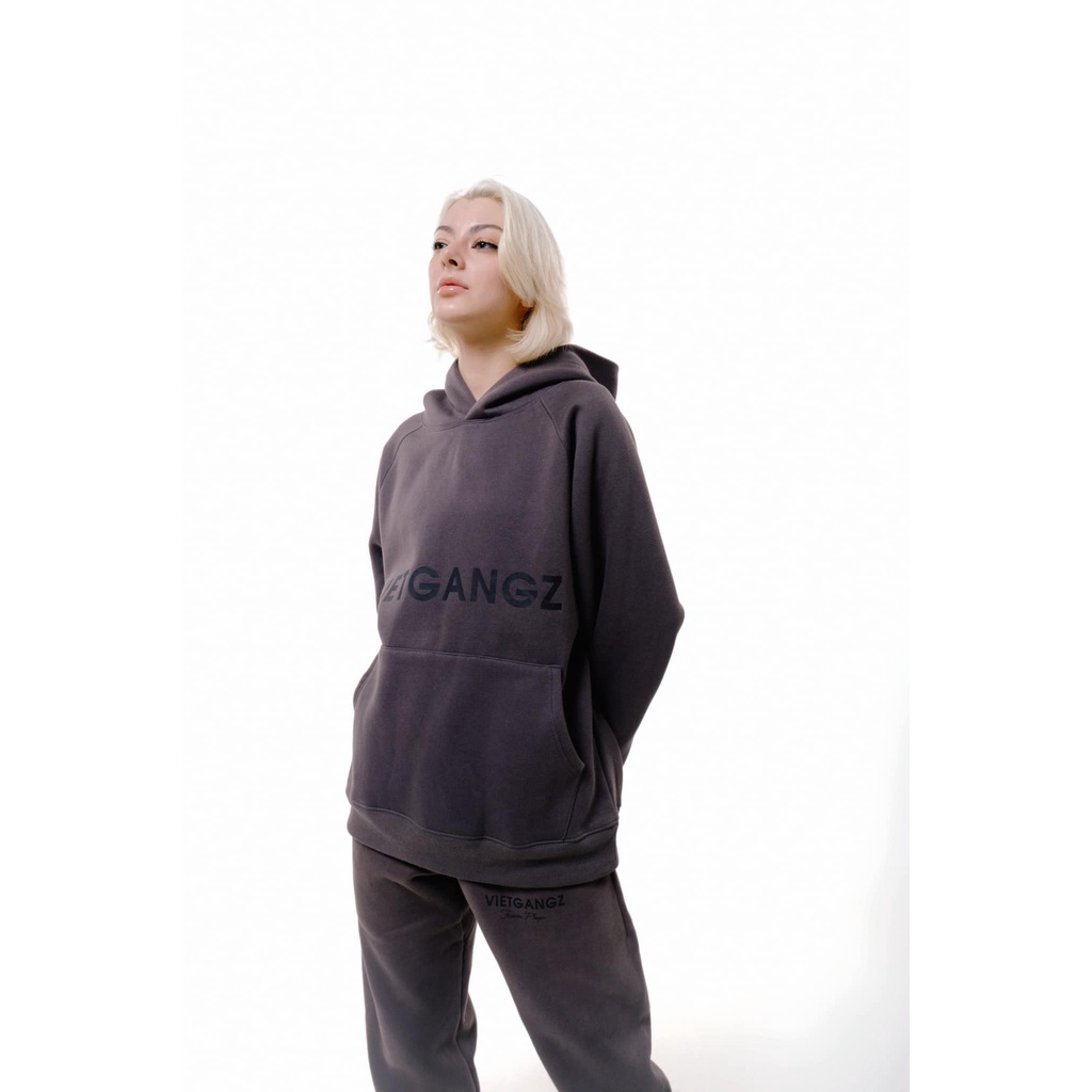 ÁO NỈ HOODIE VIETGANGZ GRAY