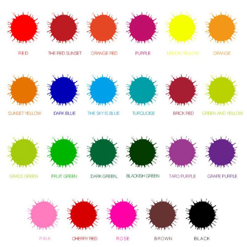 Set 24 Màu Vẽ Trang Trí Bánh Kem