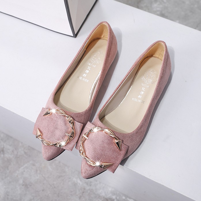 Giày búp bê nữ [FREESHIP] NHIỀU MÀU HOT sang trọng xinh xắn dễ thương - GBB02 | BigBuy360 - bigbuy360.vn