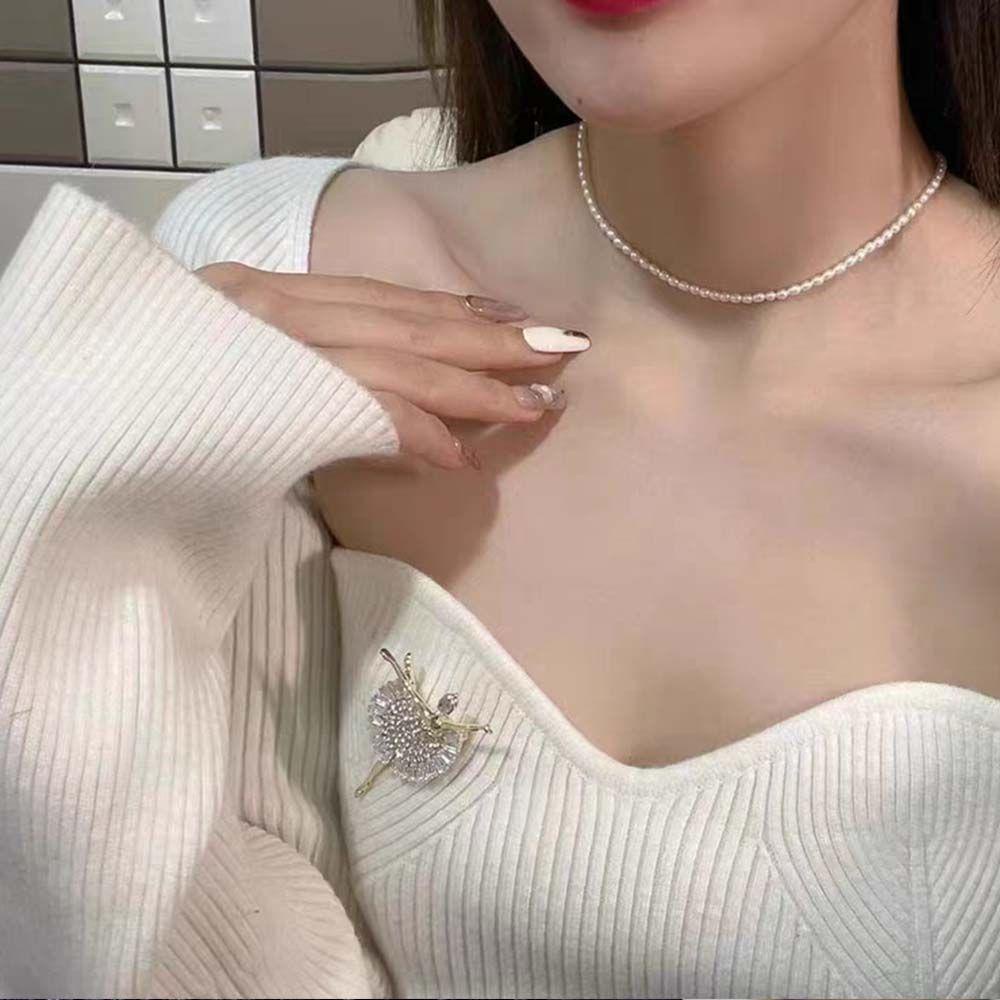 Vanes1 Cô Gái Múa Ba Lê Ghim Thời Trang Dễ Thương Bữa Tiệc|Trâm Cài Áo Phong Cách Hàn Quốc Xinh Xắn Cho Nữ