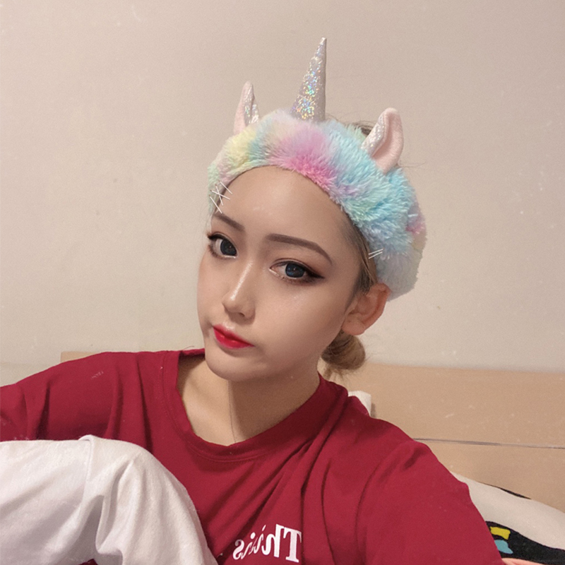 Băng Đô Hình Sừng Kỳ Lân Dễ Thương Cho Nữ