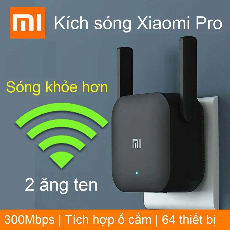 Thiết bị kích sóng Wifi Xiaomi Repeater Pro