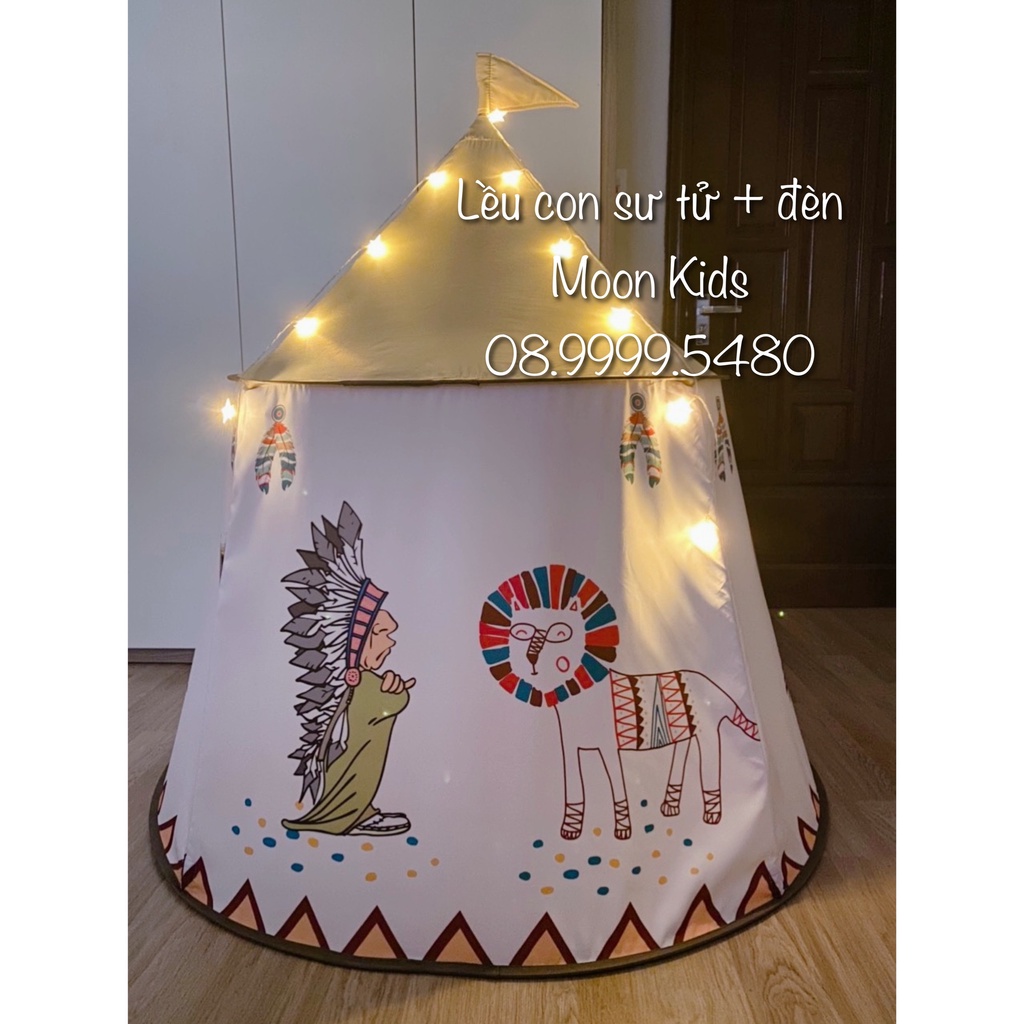 Lều Hoàng Tử Công Chúa⚡FREESHIP⚡Lều Thổ Dân Siêu Dễ Thương Mẫu Mới Nhất 🎊