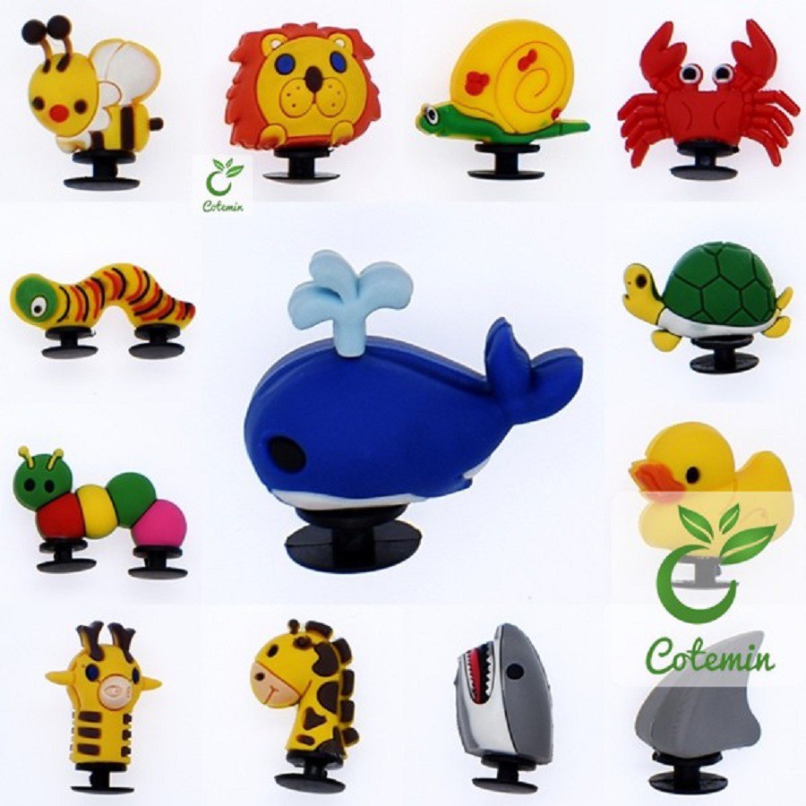 Nút cài dép Sticker Jibbitz Charm 4D cho sục bít đầu Crocs Châu Shop