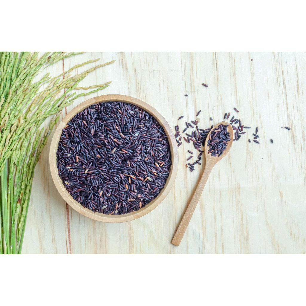 Gạo Lứt Tím Than Sóc Trăng 2kg - Gạo Ông Cua - Cơm mềm dẻo, mùi thơm đặc trưng