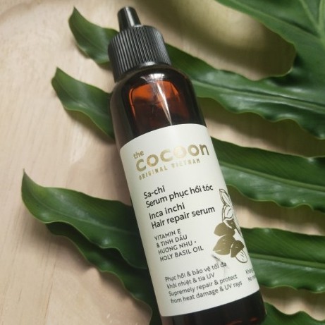 Serum Dưỡng Tóc Cocoon Sachi Phục Hồi Tóc Hư Tổn &amp; Bảo Vệ Tóc - COCOON Inca Inchi Hair Repair Serum 70mL