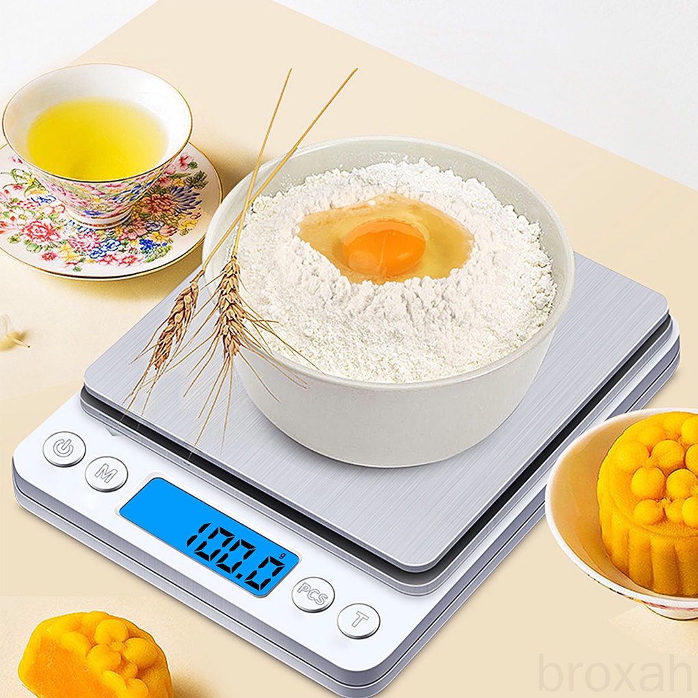 Công cụ đồ ăn trái cây, màn ảnh LCD cho dao găm Thép Cân điện tử cho nhà bếp nhỏ