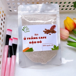 Ủ trắng cafe đậu đỏ tẩy tế bào chết, làm da trắng sáng